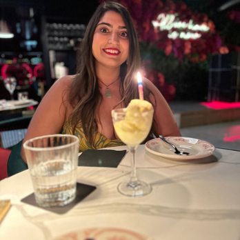 Albi - Lemon and olive oil ice cream for dessert - Mediterranean Near Me - Houston, Texas