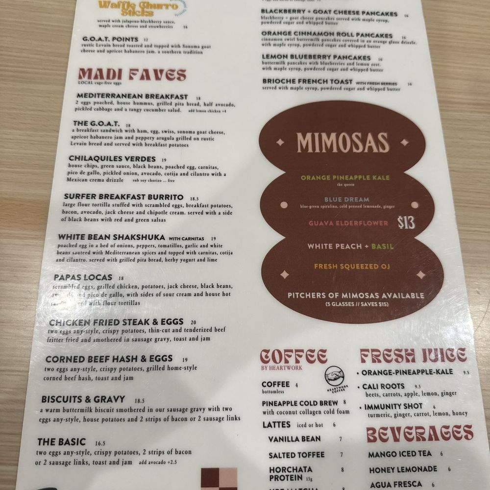 Menu Menu