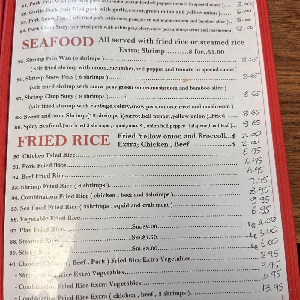 Asian Cuisine - Menu - Chinese Near Me - Littlefield, Texas