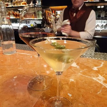 Carbone - Dirty Ketel Martini and a Pinot Noir - Italian Near Me - Las Vegas, Nevada Carbone - Dirty Ketel Martini and a Pinot Noir - Italian Near Me - Las Vegas, Nevada
