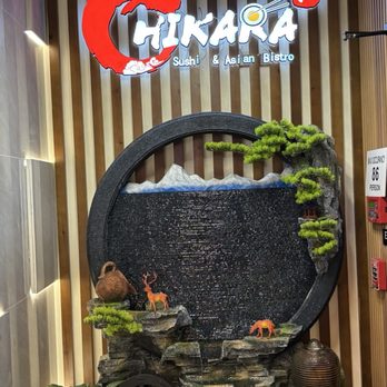Chikara Sushi & Asian Bistro - Cool fountain in the entry - Chinese Near Me - Media, Pennsylvania Chikara Sushi & Asian Bistro - Cool fountain in the entry - Chinese Near Me - Media, Pennsylvania