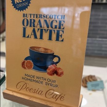 Poesia Cafe - I wonder if the butterscotch has a shot of scotch - Cafes Near Me - San Francisco, California