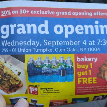 Lidl - Grand opening today. Beautiful store located in Glen Oaks Shopping Mall, plenty of parking. Lots of self checkout registers. - Grocery Near Me - Queens, New York Lidl - Grand opening today. Beautiful store located in Glen Oaks Shopping Mall, plenty of parking. Lots of self checkout registers. - Grocery Near Me - Queens, New York