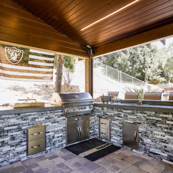 US LA Home Remodeling - New build of patio/ cabana with volted high ceilings decorated with led stripes. Outdoor kitchen bbq and Entertainment bar - General Contractors Near Me - tarzana, California US LA Home Remodeling - New build of patio/ cabana with volted high ceilings decorated with led stripes. Outdoor kitchen bbq and Entertainment bar - General Contractors Near Me - tarzana, California