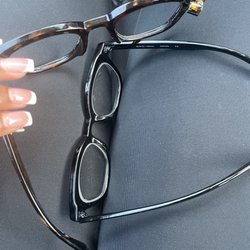 Vision Masters - My broken frames & my new frames with my old lenses