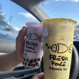 Taro and matcha Taro and matcha