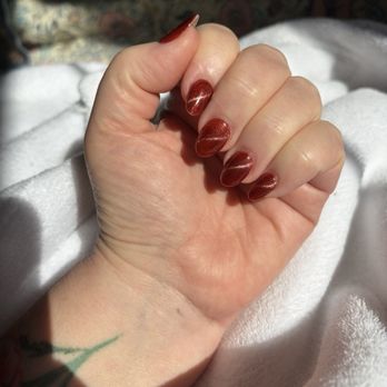 Elise Nails - We took pics in the salon, but I want to show what the nails look like in natural sunlight - Nail Salons Near Me - Fair Oaks, California