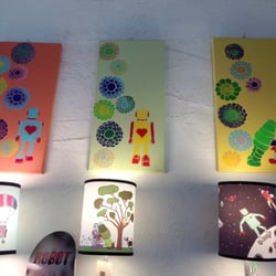 Robot Luv - Art and Lamps.