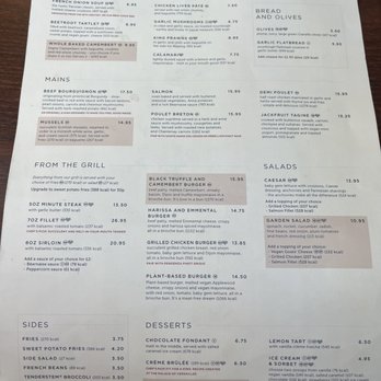 Cafe Rouge - Menu - French Near Me - Windsor, WNM