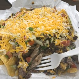 Steak nachos! Steak nachos!