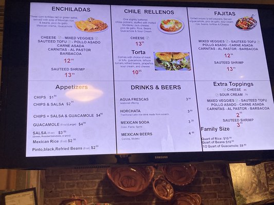 Menu photo 1 Mexicana Berkeley, CA