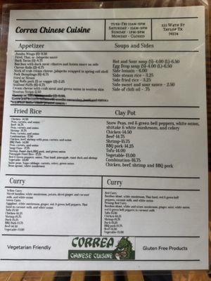 Correa Chinese Cuisine by null