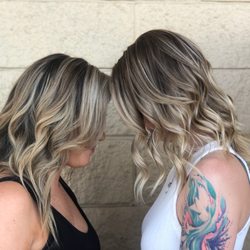 Salon Dalisay - My friend and I when we got our hair done together
