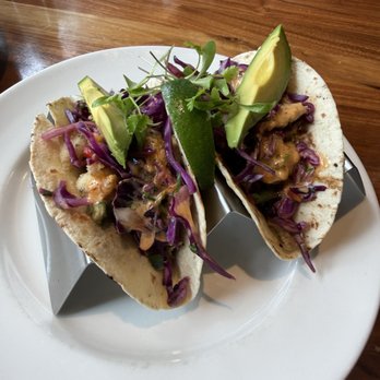 East End Grill - Fish tacos with a slice of avocado added... delicious - New American Near Me - Lafayette, Indiana East End Grill - Fish tacos with a slice of avocado added... delicious - New American Near Me - Lafayette, Indiana