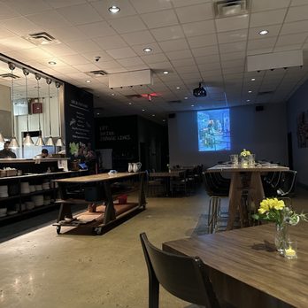 Cafe Momentum Dallas - Back part of dining area - New American Near Me - Dallas, Texas
