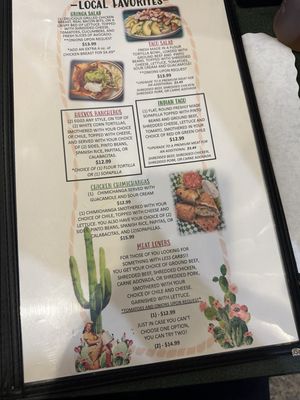 Menu photo 5 La Dos Gringas Belen, NM