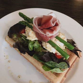 Le Petit Belge - Prosciutto waffle - Breakfast & Brunch Near Me - Vancouver, British Columbia
