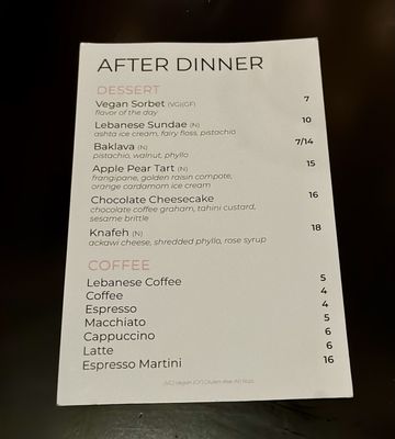 Menu photo 5 Leila Detroit, MI