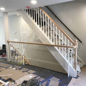 Bucks Renovations - a staircase being remodeled - General Contractors Near Me - Fairless Hills, Pennsylvania Bucks Renovations - a staircase being remodeled - General Contractors Near Me - Fairless Hills, Pennsylvania