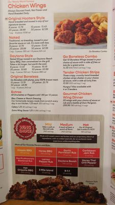 Menu photo 3 Hooters El Paso, TX