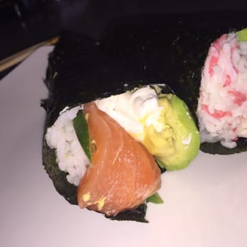 Anaba Sushi - California hand roll and Philadelphia hand roll. - Japanese Near Me - Glendora, California Anaba Sushi - California hand roll and Philadelphia hand roll. - Japanese Near Me - Glendora, California