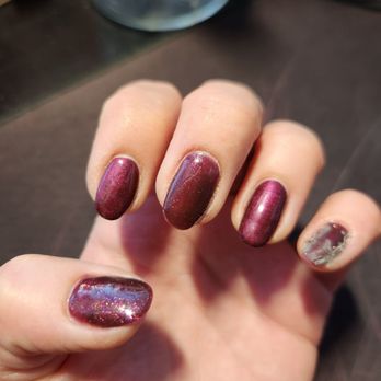 Slick Nails - Had to go in to get the gel fixed as it bubbled and lifted within 48 hrs Very sad. - Nail Salons Near Me - North Las Vegas, Nevada Slick Nails - Had to go in to get the gel fixed as it bubbled and lifted within 48 hrs Very sad. - Nail Salons Near Me - North Las Vegas, Nevada