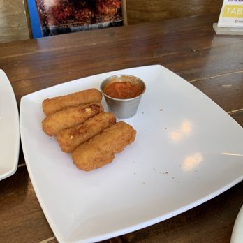 City Kitchen - This is the mozzarella sticks. I already ate a piece. Hahaha - Breakfast & Brunch Near Me - North Hollywood, California