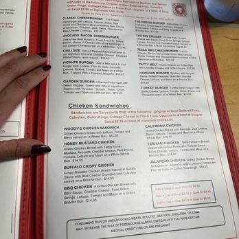 Woody's Diner - Menu 2024 - Diners Near Me - Sunset Beach, California