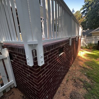 Hughes Masonry - Elevated brick patio - Masonry/Concrete Near Me Hughes Masonry - Elevated brick patio - Masonry/Concrete Near Me
