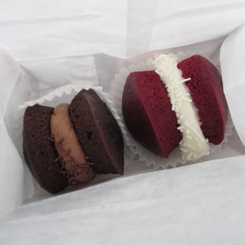 Frosted Cupcakery - Nutella and red velvet hi-tops. - Bakeries Near Me - Long Beach, California