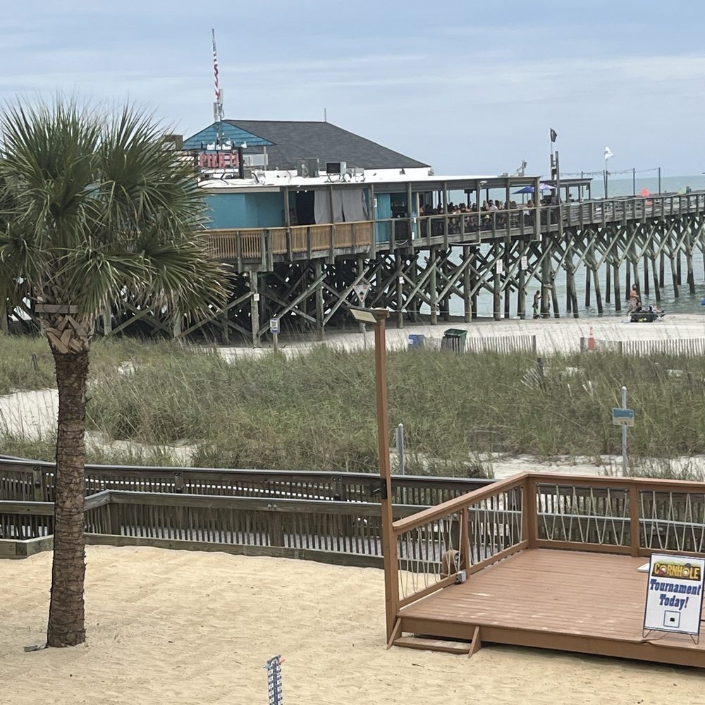 RipTydz - Pier 14 restaurant can be seen from Riptydz and the Broadwalk - Seafood Near Me - Myrtle Beach, South Carolina RipTydz - Pier 14 restaurant can be seen from Riptydz and the Broadwalk - Seafood Near Me - Myrtle Beach, South Carolina