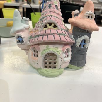 The Painting Panda Pottery Studio - My painting of a mystical house... yep looks like a 3 year old painted it - Paint-Your-Own Pottery Near Me - Tacoma, Washington The Painting Panda Pottery Studio - My painting of a mystical house... yep looks like a 3 year old painted it - Paint-Your-Own Pottery Near Me - Tacoma, Washington