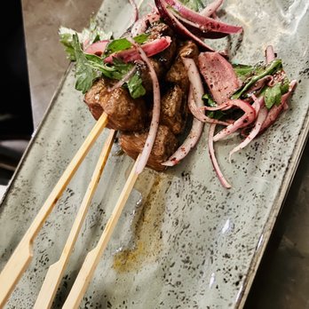 Se7en - Starter: Prime beef kebabs - Asian Fusion Near Me - Houston, Texas