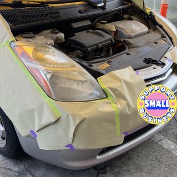 Professional Headlight Restoration - During - Auto Customization Near Me - Sacramento, California Professional Headlight Restoration - During - Auto Customization Near Me - Sacramento, California