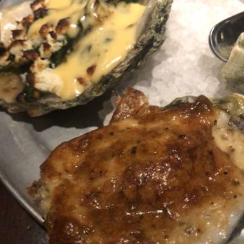 Pappadeaux Seafood Kitchen - Close up of the Oysters Duo. You should eat this! - Cajun/Creole Near Me - Austin, Texas Pappadeaux Seafood Kitchen - Close up of the Oysters Duo. You should eat this! - Cajun/Creole Near Me - Austin, Texas