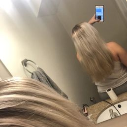 This is my hair after the first visit This is my hair after the first visit
