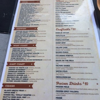Park & Field - Drinks Menu - New American Near Me - Chicago, Illinois Park & Field - Drinks Menu - New American Near Me - Chicago, Illinois