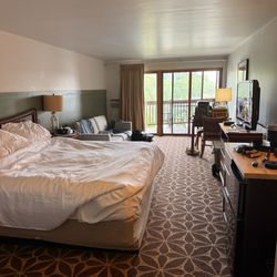 Ocean Gate Resort - Nice size room with a small fridge, coffee maker