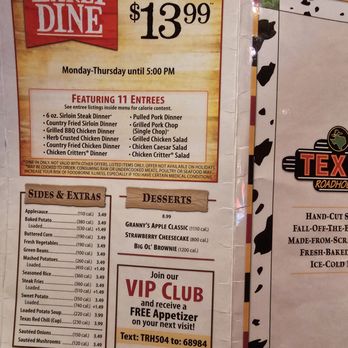 Texas Roadhouse - Menu 3.2024 - Barbeque Near Me - Denver, Colorado Texas Roadhouse - Menu 3.2024 - Barbeque Near Me - Denver, Colorado