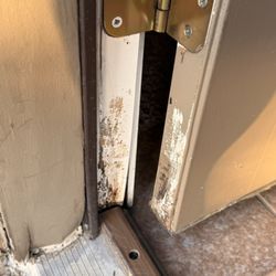 Tricon Residential - Water damage from our back door and water just leaks into our kitchen/living bc of this. They've done nothing.