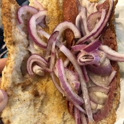 Subway - Nasty sandwich ALL onions barely any meat and a sliver of cheese. Wth