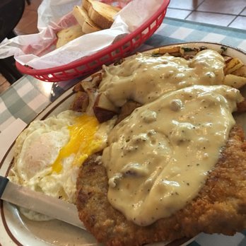 Villa Basque Café - Pork fried steak with toast - Delis Near Me - Carson City, Nevada