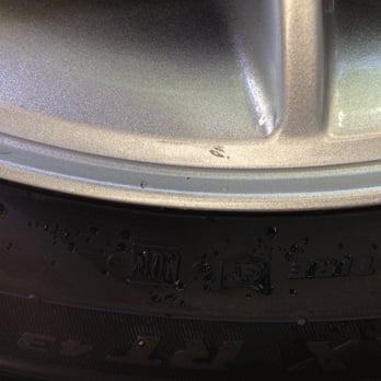 Discount Tire - Damage from installing and removing external weights that were mistakenly installed. Hidden tape weights were specifically requested. - Tires Near Me - Renton, Washington Discount Tire - Damage from installing and removing external weights that were mistakenly installed. Hidden tape weights were specifically requested. - Tires Near Me - Renton, Washington