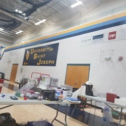 University of St. Joseph - Red Cross blood donation. Pint 57 is in the bag.