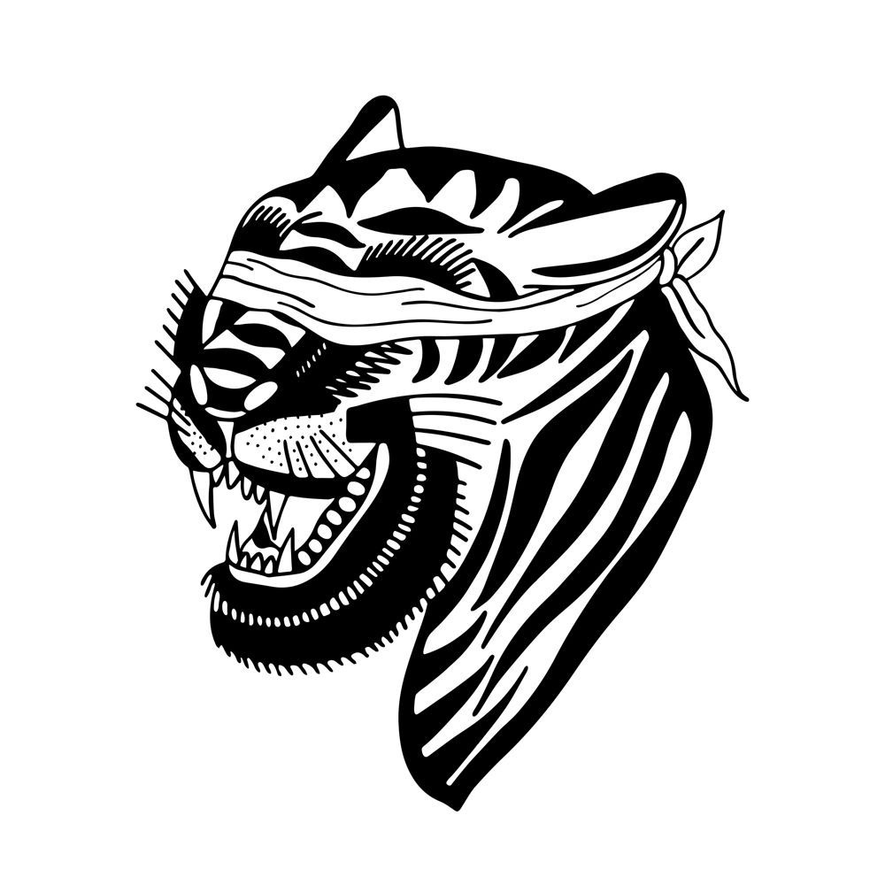 Blind Tiger Barber Logo