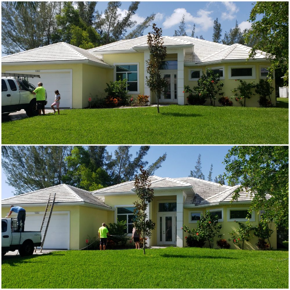 Slide of All American Roof Cleaning