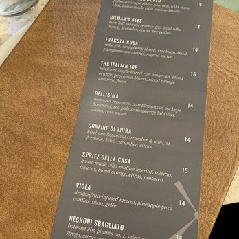 Villa Mulino - Cocktail menu - Italian Near Me - Avon, Connecticut Villa Mulino - Cocktail menu - Italian Near Me - Avon, Connecticut