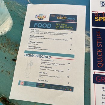 High Tide Bar - Food menu - Lounges Near Me - Carolina Beach, North Carolina High Tide Bar - Food menu - Lounges Near Me - Carolina Beach, North Carolina