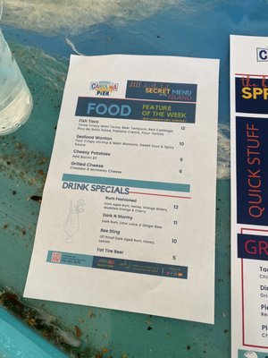 Menu photo 2 High Tide Bar Carolina Beach, NC Menu photo 2 High Tide Bar Carolina Beach, NC