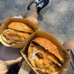 The Manila(right) the Bulgogi (left) The Manila(right) the Bulgogi (left)